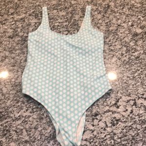 Aerie one piece polka dot swim suit